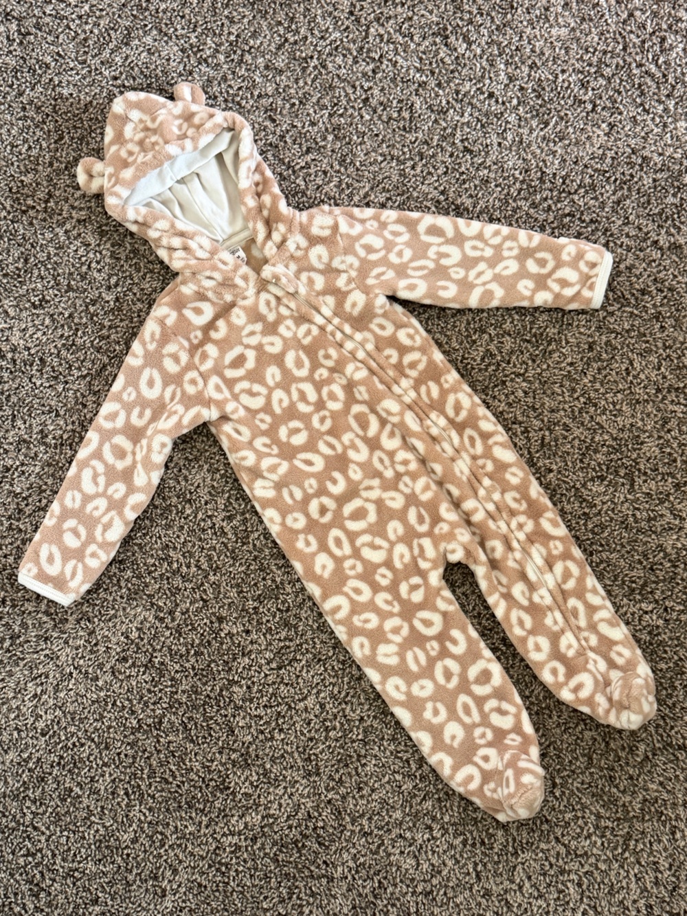 Animal Print Cozy Onesie/Teddy Suit